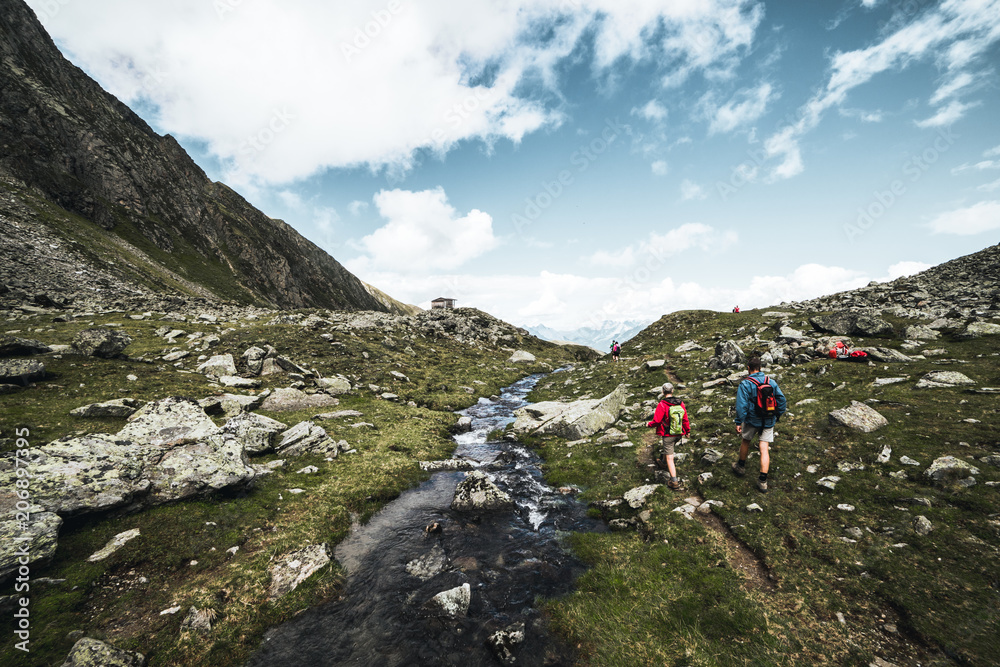 Fototapeta premium Mountain Hike