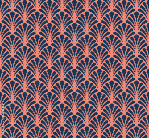 Abstract Seamless Art Deco Pattern. Stylish antique background.