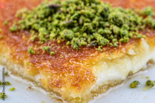 Turkish Traditional dessert kunefe – KADAYIF photo