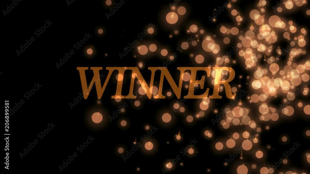 Firework animation to celebrate the winner Firework animation to celebrate the winner