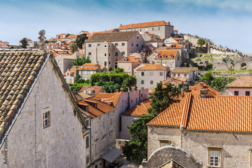 Dubrovnik old city panorama, Croatia