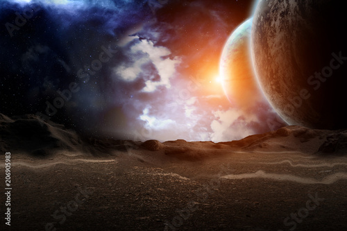 planet in space.