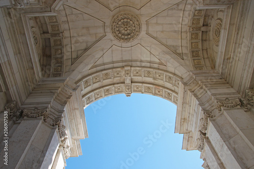 Arc de triomphe, Rue Augusta, Lisbonne photo