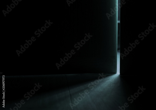 Принти на полотні Light from an open door