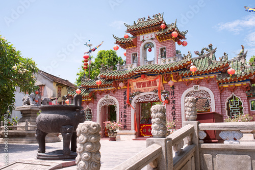Obraz na płótnie Phuc Kien Assembly Hall in Hoi An, Vietnam　ホイアンの福建会館