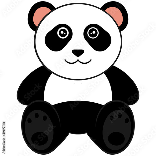 Fototapeta Naklejka Na Ścianę i Meble -  Toy panda bear