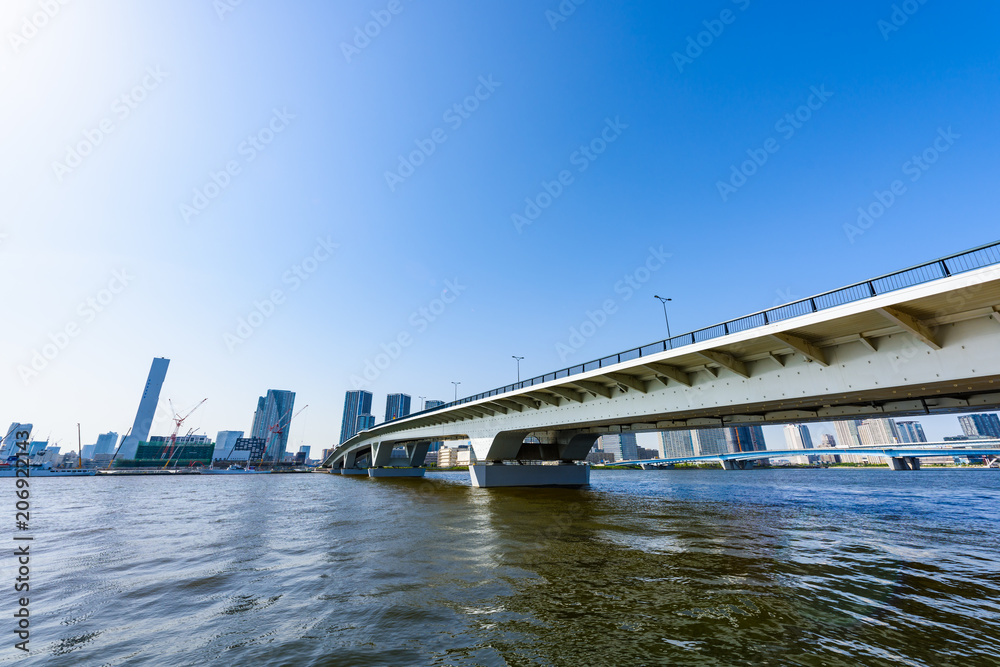 晴海の都市風景　晴海エリアの風景 Landscape of Tokyo city