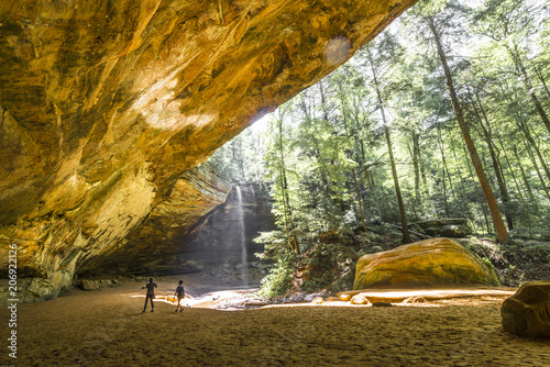 Ash cave, Hocking hills Ohio photo