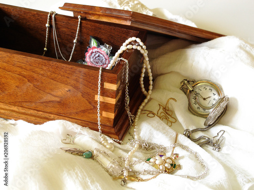 In the Jewelry Box, Silver, Gold and Fresh Water Pearls, Timeless Heirlooms photo