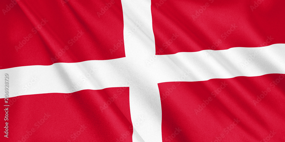 Sovereign Military Order of Malta flag waving with the wind, wide format, 3D illustration. 3D rendering. Sovereign Military Order of Malta flag waving with the wind, wide format, 3D illustration. 3D rendering.