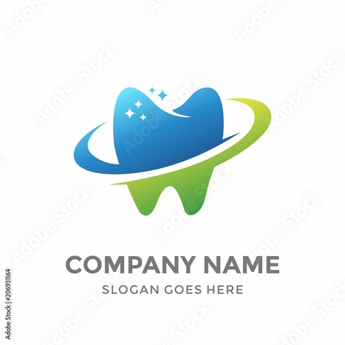 Dental Stars Teeth Healthcare Medical Pharmacy Hospital Clinic Wellness Business Company Stock Vector Logo Design Template