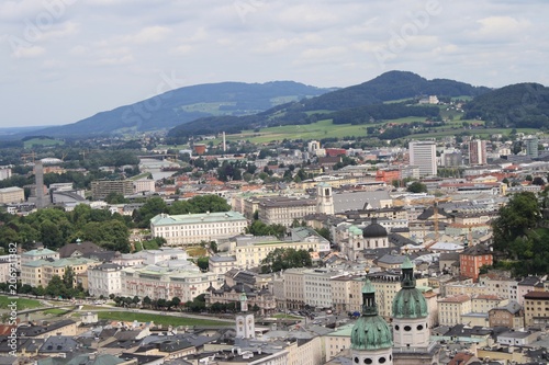 View of Salzburg from above