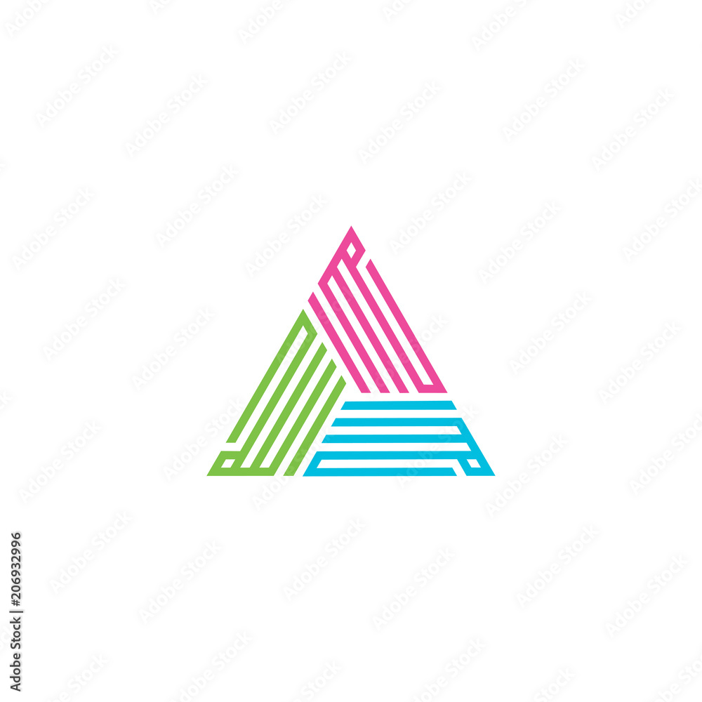 TRIANGLE COLORFUL KUFI CALLIGRAPHY OF ALLAH TRIANGLE COLORFUL KUFI CALLIGRAPHY OF ALLAH