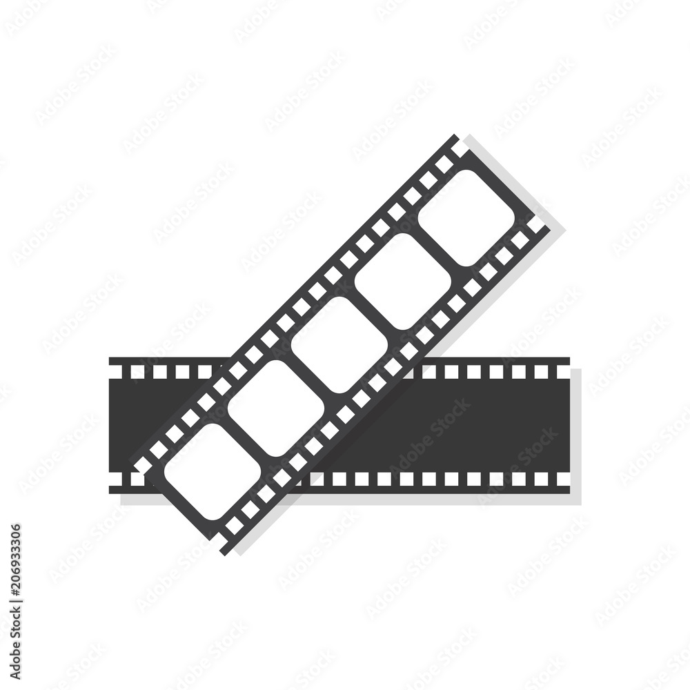 Movie film frame icon