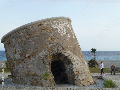 Calahonda y El cabo Sacratif entre Motril y Gualchos, situado en la costa mediterránea  de Granada (Andalucia,España) photo