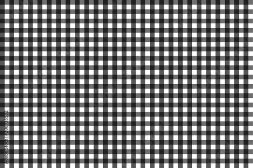 Pattern for black and grey checkered tablecloth, seamless