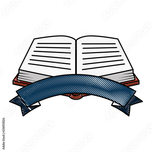 sacred book religious icon vector illustration design