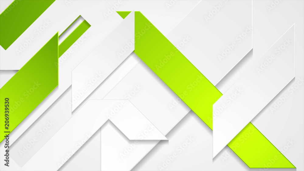 Abstract grey green tech corporate background