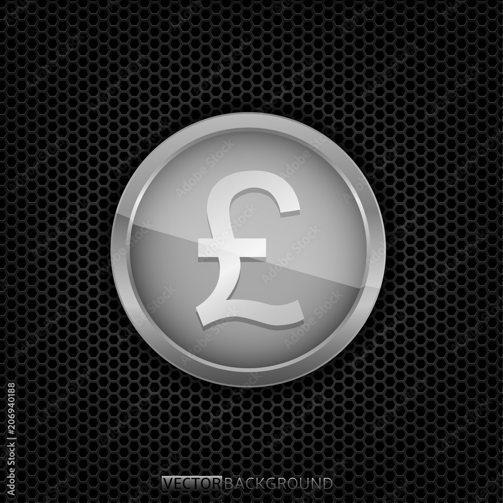 Silver Pound label Silver Pound label
