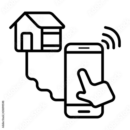 smart phone with smart home