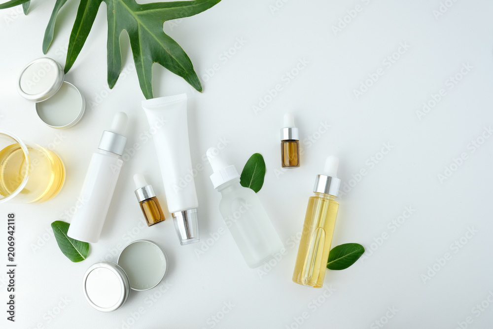 cosmetic nature skincare and essential oil aromatherapy