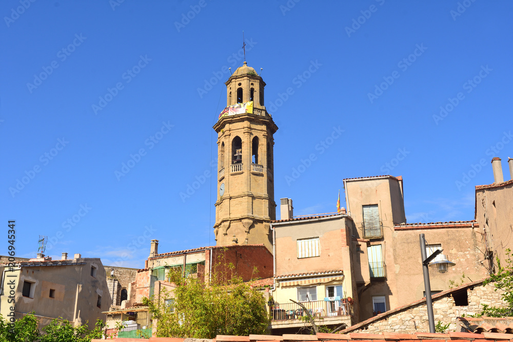 Sant Pere Church of Calaf, Anoia, Barcelona ,province, Catalonia, Spain,