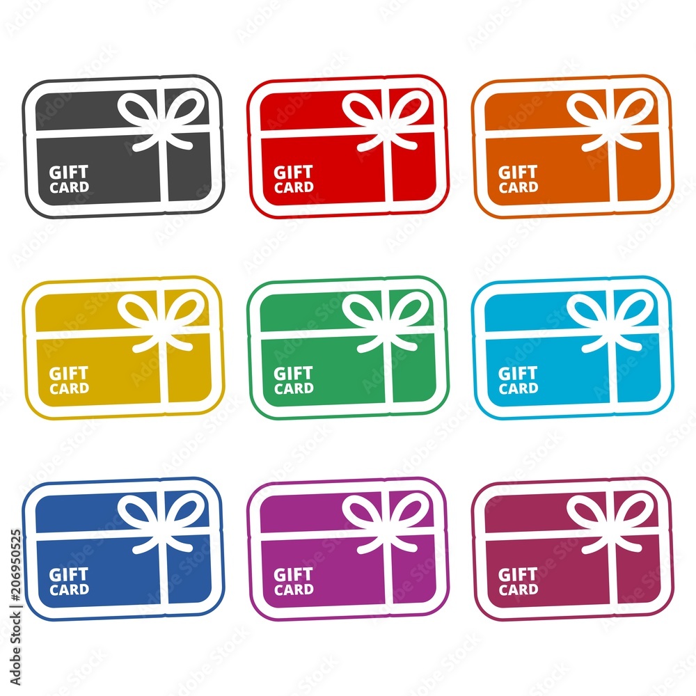 Gift card - Free business icons