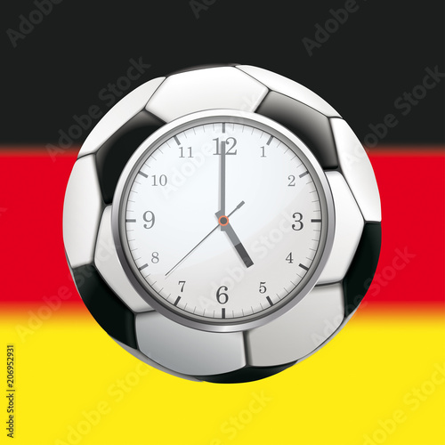 Spielbeginn Deutscher Nationalmannschaft