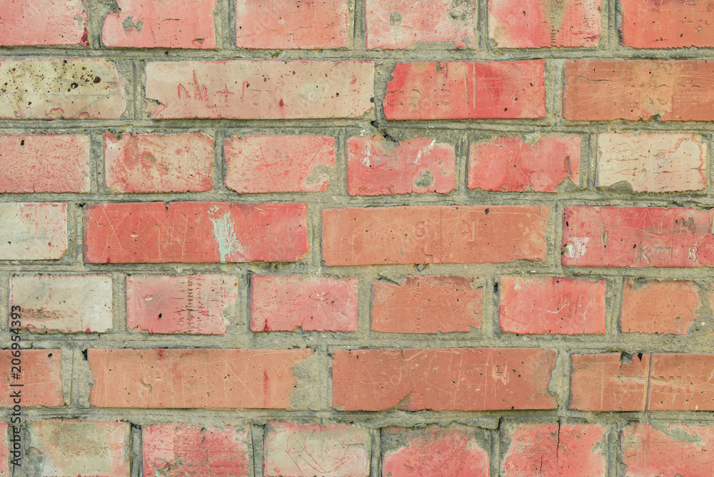Brick texture with scratches and cracks Brick texture with scratches and cracks
