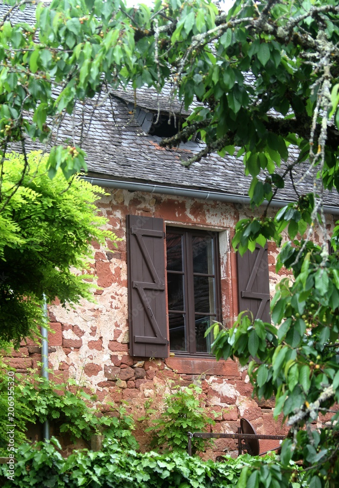 le village de Collonges la rouge en Corrèze