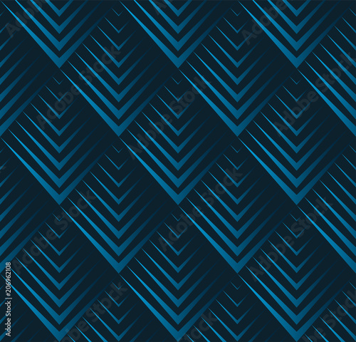 Jagged edge seamless geometric pattern. Vector repeating texture with squama triangles. EPS10 photo