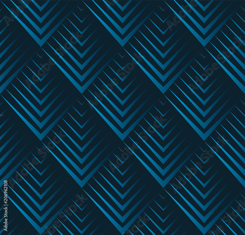 Jagged edge seamless geometric pattern. Vector repeating texture with squama triangles. EPS10