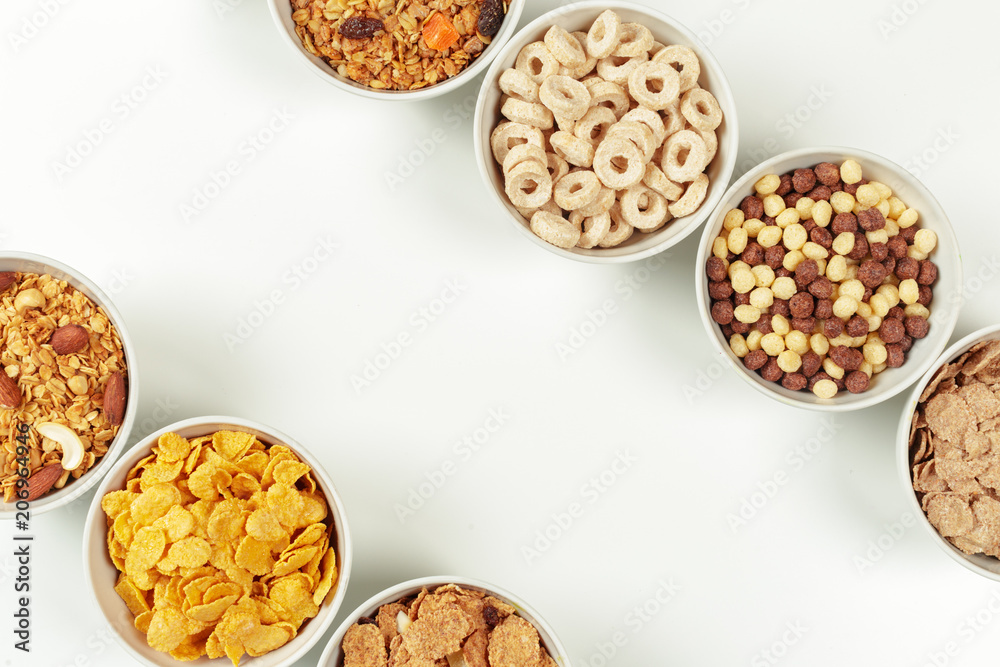 Fototapeta premium Healthy diet breakfast ingredients