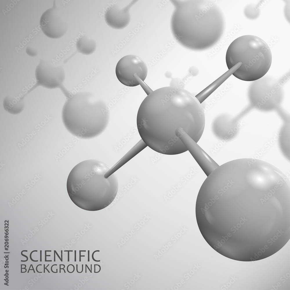 Molecular structure background