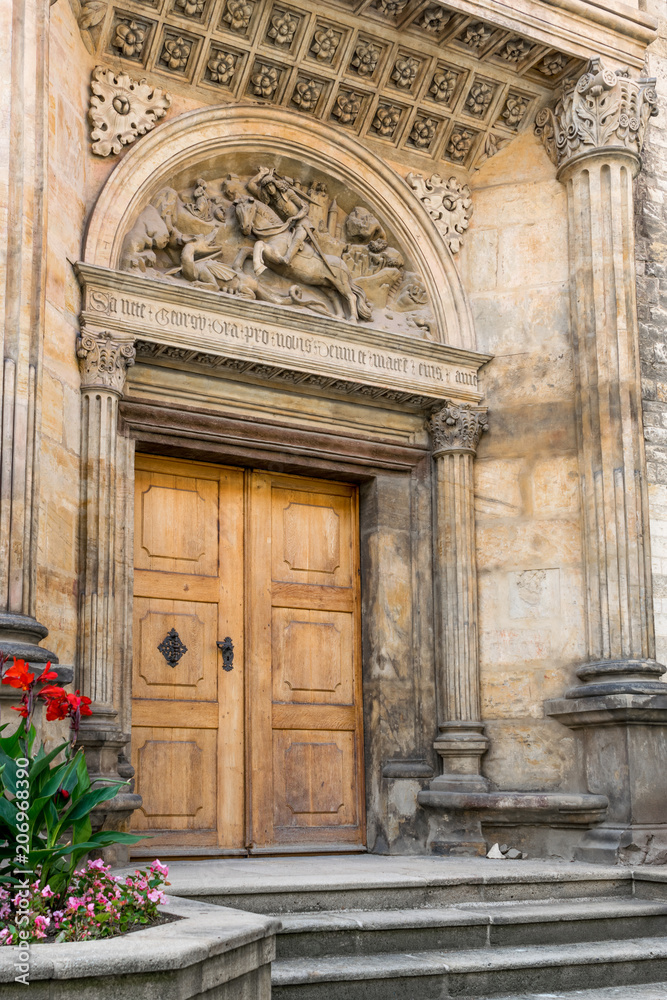 Side entrance to Basilica of st. George