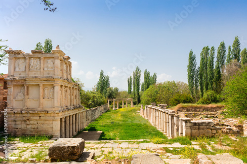 The Sebasteion at the archaeological site of Helenistic city of Aphrodisias in western Anatolia, Turkey. photo