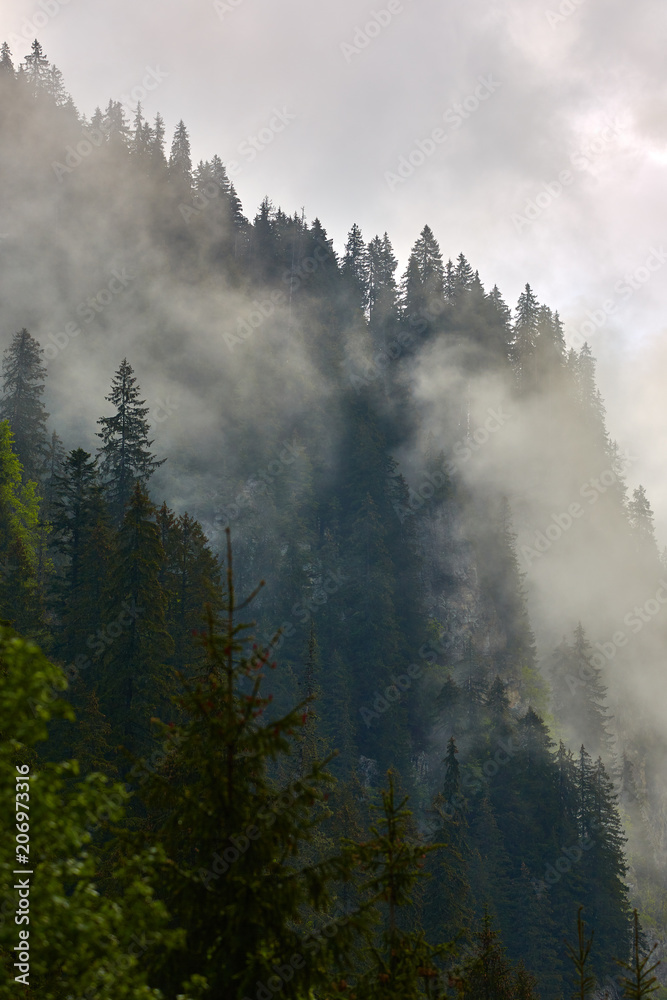 Parang mountains in Romania