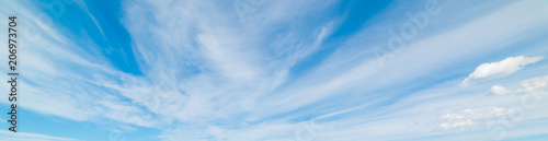 Cirrus clouds in spring