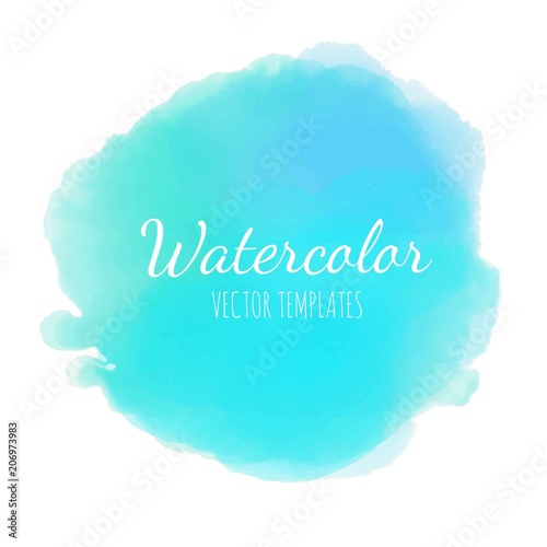 Set of Vector Watercolor background 18