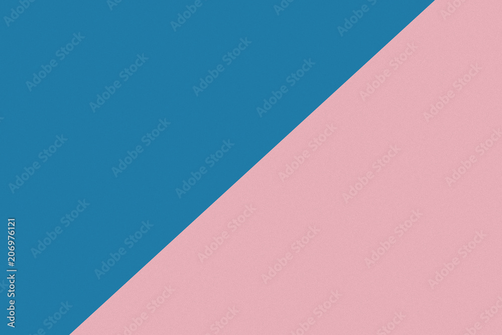 Two color paper with blue and pink of the image. Background