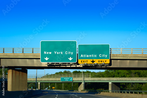 New jersey 295 detour  New York or Atlantic city