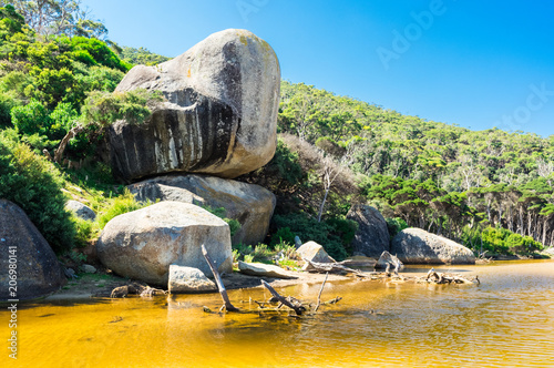 Tidal River in the southern section of Wilsons Promontory National Park in Gippsland, Australia. photo