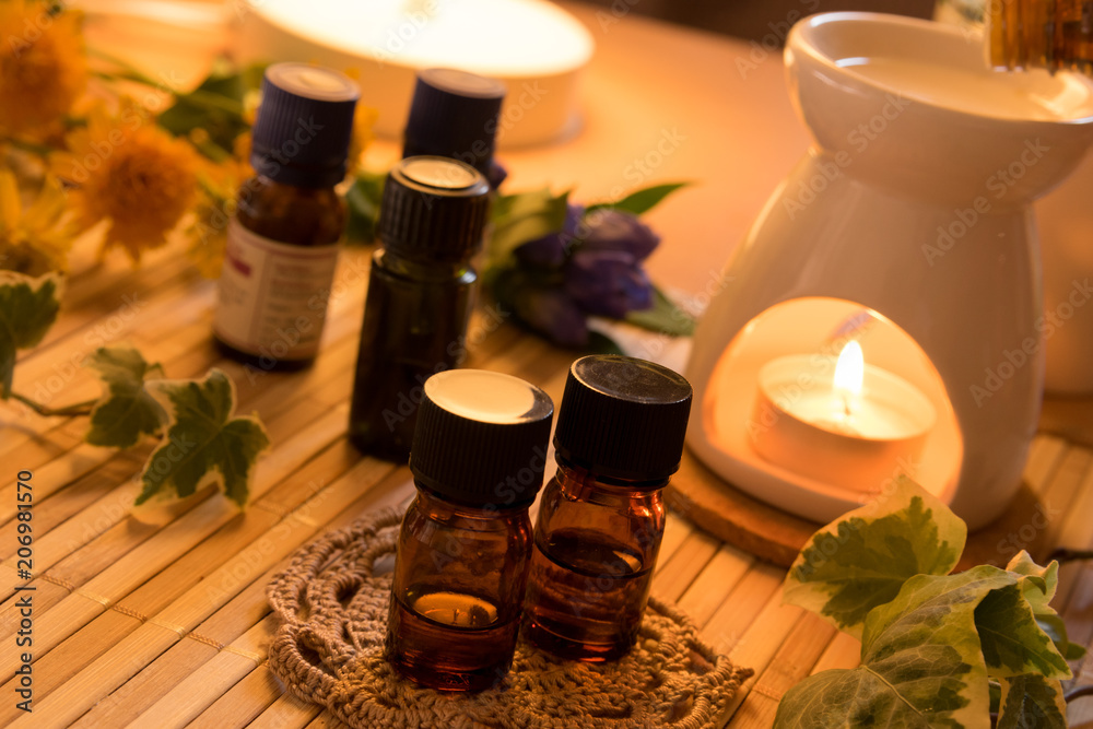essential oils for aromatherapy - obrazy, fototapety, plakaty 