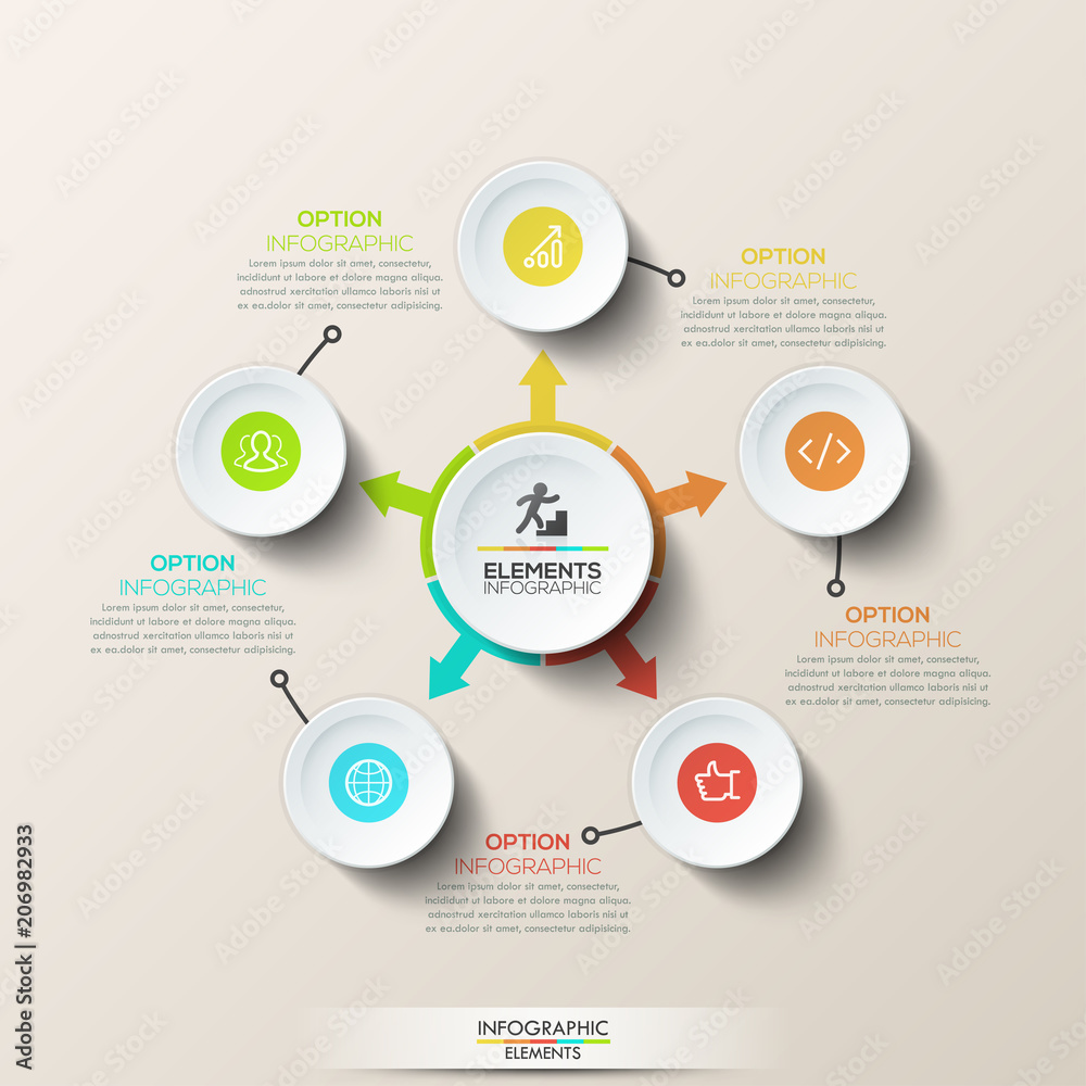 Creative infographic design template Creative infographic design template