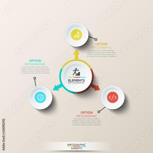 Creative infographic design layout