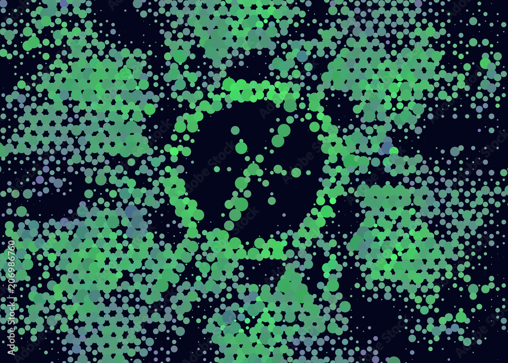 Abstract background with dots Abstract background with dots