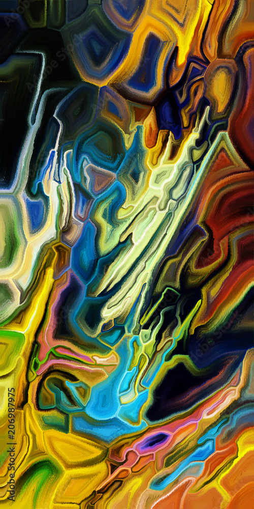 Fototapeta premium Farba mozaikowa