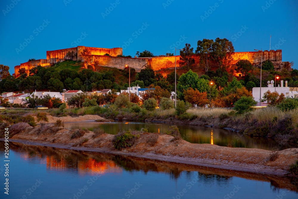 The medieval Castro Marim in Algarve, Portugal