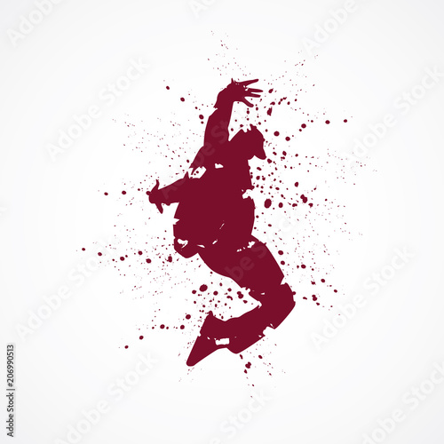 Hip-hop-Tâches rouges