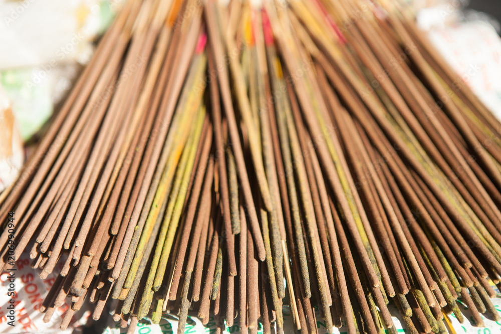 many different aromatic sticks. Texture, background many different aromatic sticks. Texture, background